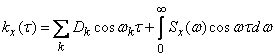   17.3.  Spectral decomposition of a stationary random function on an infinite segment of time.  Spectral density of stationary random function 