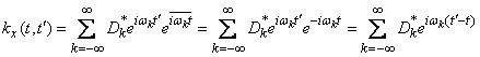   17.4.  Spectral decomposition of a random function in a complex form 