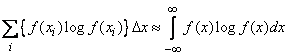   18.7.  Entropy and information for systems with a continuous set of states 