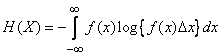   18.7.  Entropy and information for systems with a continuous set of states 