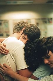   Bromance close non-sexual relationship between two or more people 