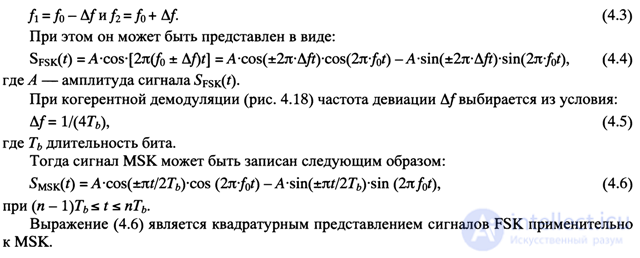 4.5.  GMSK modulation used in GSM standard