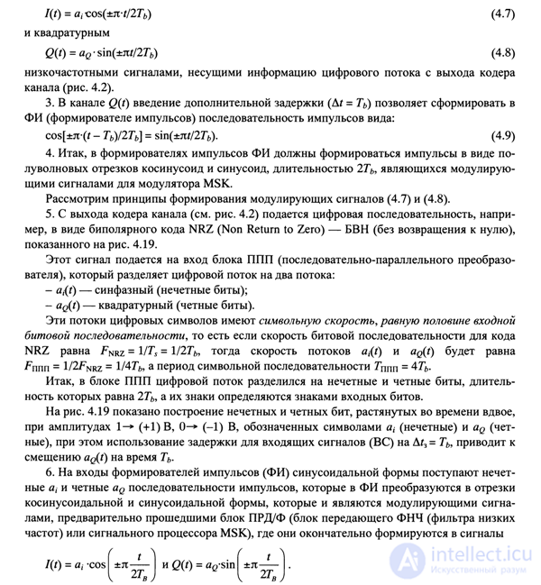 4.5.  GMSK modulation used in GSM standard