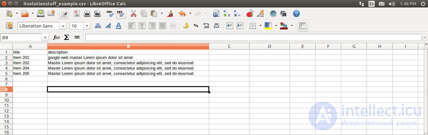   Example of Export-Import to Laravel 5 in excel and csv using maatwebsite. 