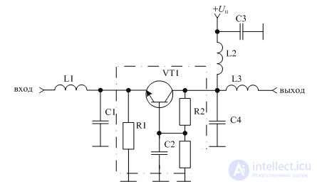   Input circuits.  4 RF amplifiers 