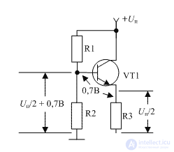   Emitter stabilization 