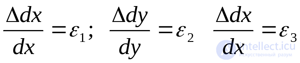 5. Deformed state at a point