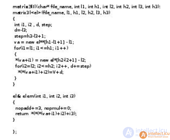 Addressing Elements Using Iliffe  Vectors