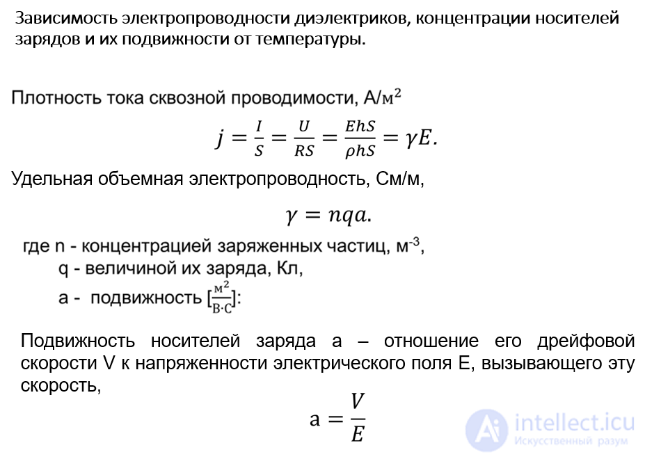 4.4. Displacement Currents. Electrical Conductivity of Dielectrics