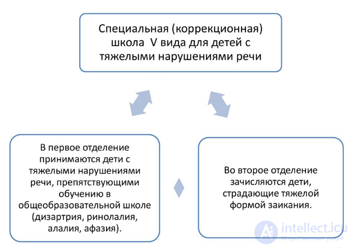 The System of Institutions for Children with Severe Speech Disorders