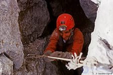 A Caving Robot for Earth, the Moon and Mars