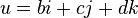 Hypercomplex numbers.  Quaternions