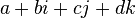 Hypercomplex numbers.  Quaternions