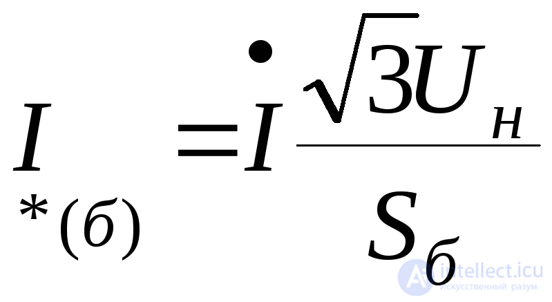Standard Formulas for Reducing Element Parameters to Base Conditions in Per-Unit Values