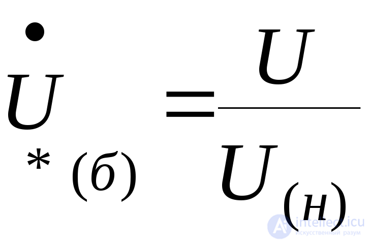 Standard Formulas for Reducing Element Parameters to Base Conditions in Per-Unit Values