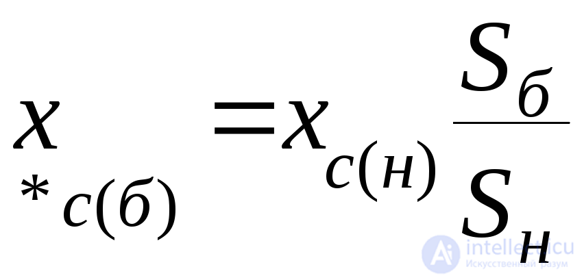 Standard Formulas for Reducing Element Parameters to Base Conditions in Per-Unit Values
