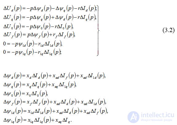 General Equations of the Electromagnetic Transient Process of a Synchronous Machine
