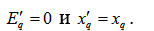 Initial Instant of a Sudden Disturbance (Transient and Subtransient)