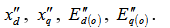 Initial Instant of a Sudden Disturbance (Transient and Subtransient)