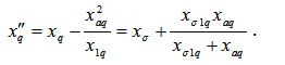 Initial Instant of a Sudden Disturbance (Transient and Subtransient)