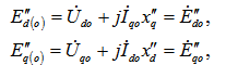 Initial Instant of a Sudden Disturbance (Transient and Subtransient)