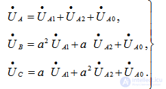 Single Transverse Asymmetry at an Arbitrary Point of a Three-Phase System