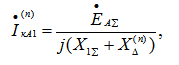 Single Transverse Asymmetry at an Arbitrary Point of a Three-Phase System