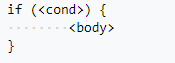 Indentation in Program Code