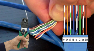 Ethernet: differences between CAT5E and CAT6 twisted-pair categories, TIAEIA-568-B and TIAEIA-568-A wiring diagrams