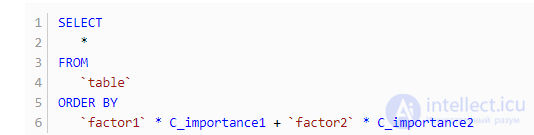 Variants, capabilities, and specifics of sorting in MySQL