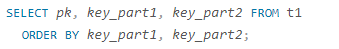 Variants, capabilities, and specifics of sorting in MySQL