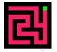 Algorithms for Generating and Traversing a Perfect Maze