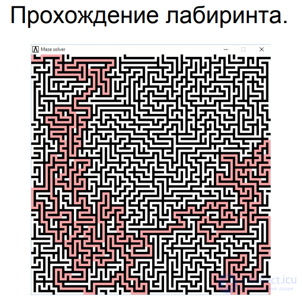 Algorithms for Generating and Traversing a Perfect Maze