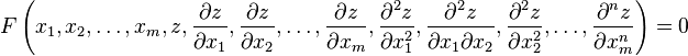   Equation in mathematics 