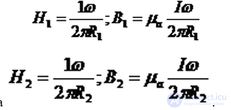 The Magnetic Field of a Straight Conductor, a Toroidal Coil and a Cylindrical Coil