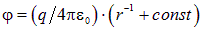 1. The electric field in vacuum