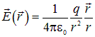 1. The electric field in vacuum