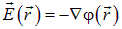 1. The electric field in vacuum