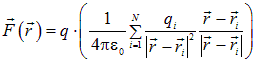 1. The electric field in vacuum