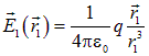 1. The electric field in vacuum