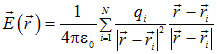 1. The electric field in vacuum