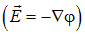 1. The electric field in vacuum