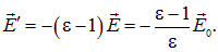 3. The electric field in dielectrics