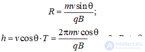 Charged particles in a magnetic field