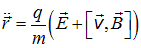 Charged particles in a magnetic field