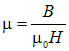7. The magnetic field in matter. Magnetic field strength. Magnetic permeability