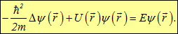 4. The Schrodinger equation