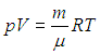 1. The Ideal Gas: Equation of State and Kinetic Theory