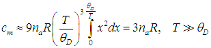 7. Heat capacity of crystals. Quantum statistics