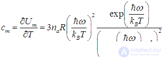 7. Heat capacity of crystals. Quantum statistics